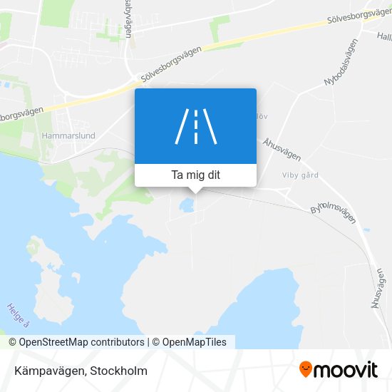 Kämpavägen karta