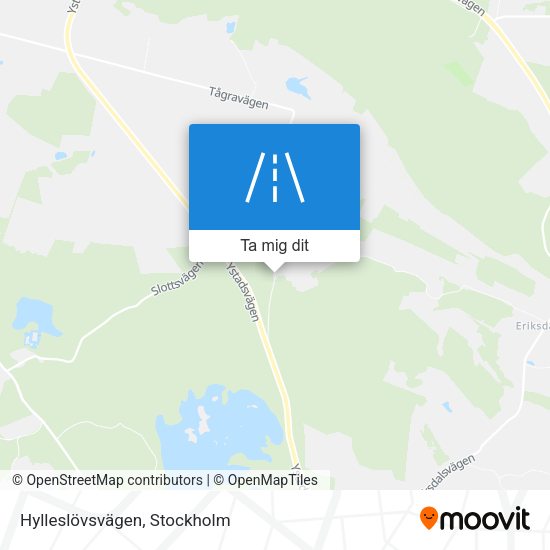 Hylleslövsvägen karta
