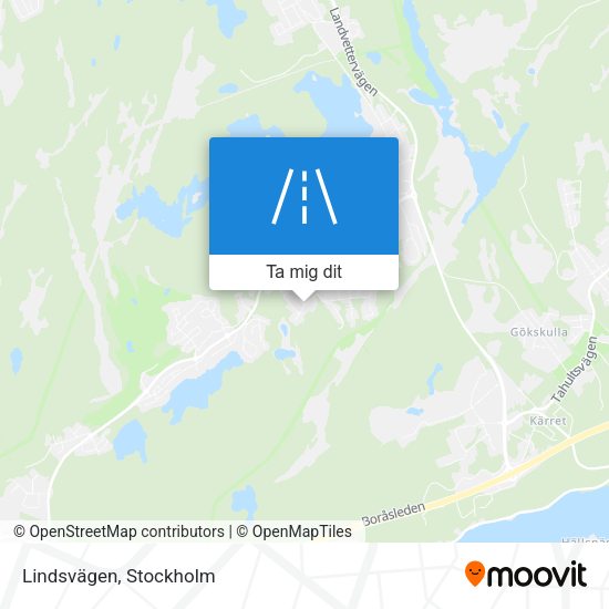 Lindsvägen karta