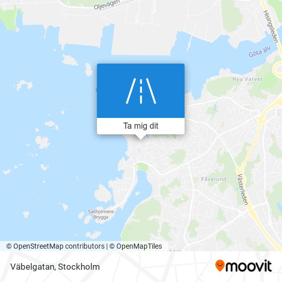 Väbelgatan karta