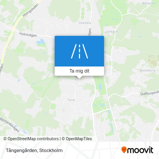 Tångengården karta