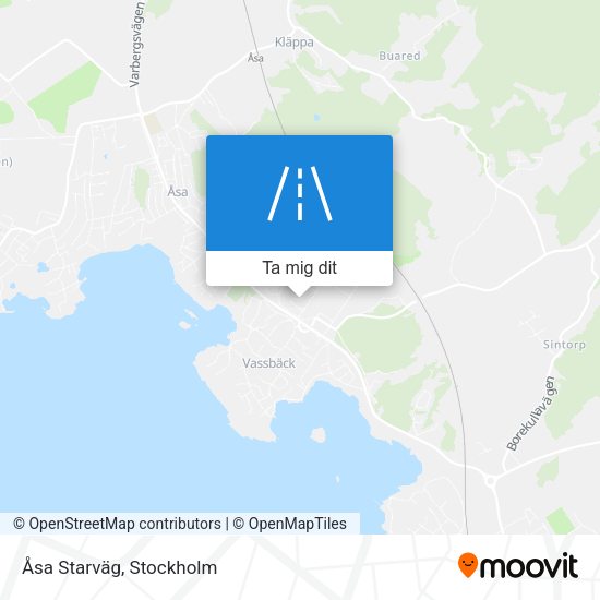 Åsa Starväg karta