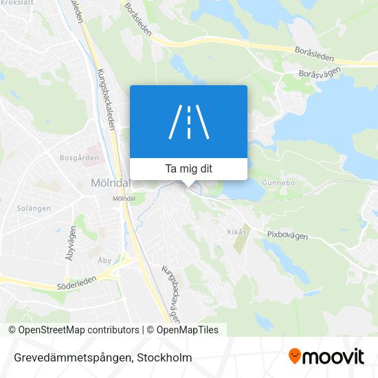 Grevedämmetspången karta