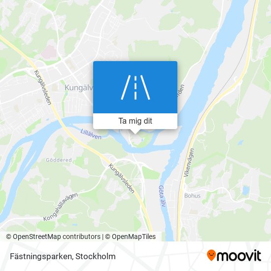 Fästningsparken karta