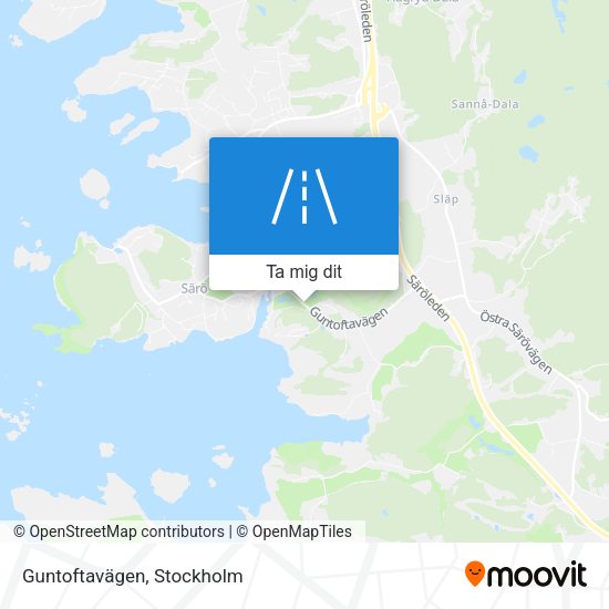 Guntoftavägen karta