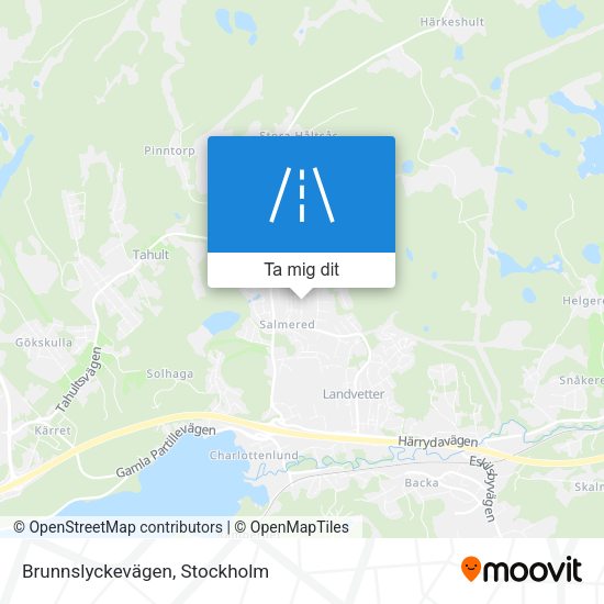 Brunnslyckevägen karta