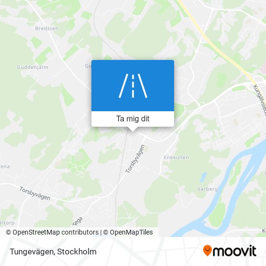 Tungevägen karta