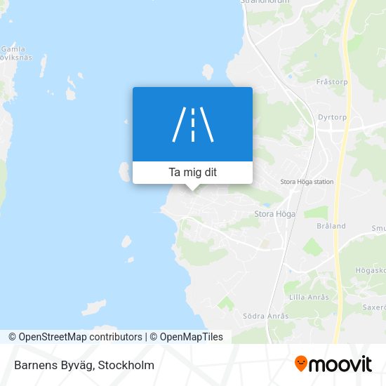 Barnens Byväg karta