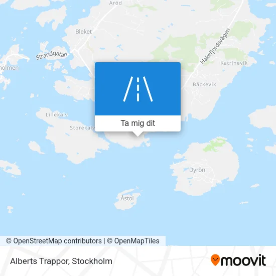 Alberts Trappor karta
