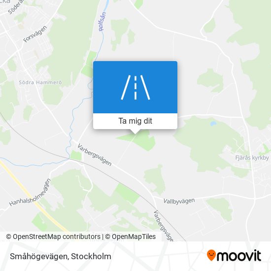 Småhögevägen karta