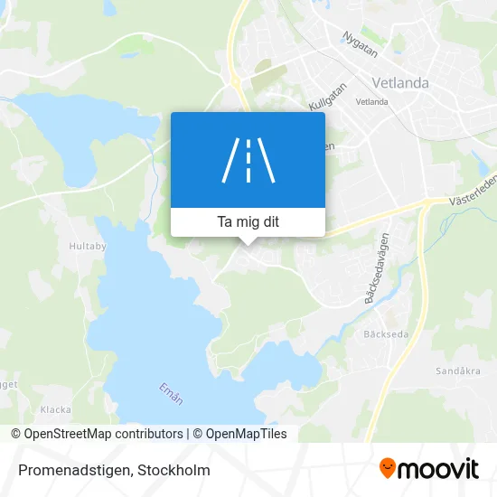 Promenadstigen karta