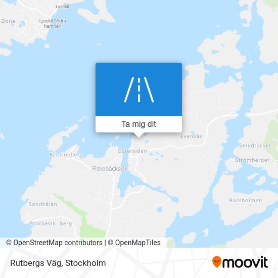 Rutbergs Väg karta