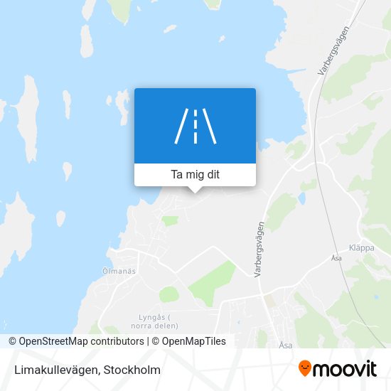 Limakullevägen karta