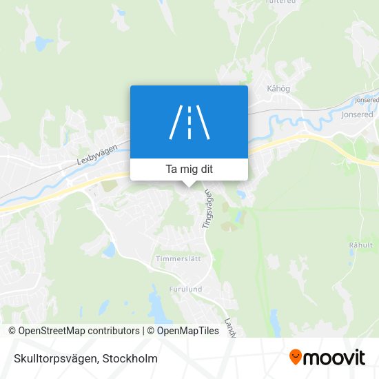 Skulltorpsvägen karta