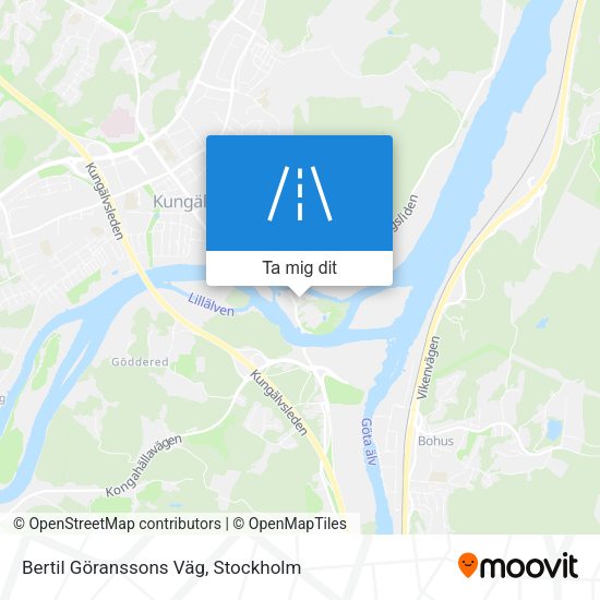 Bertil Göranssons Väg karta