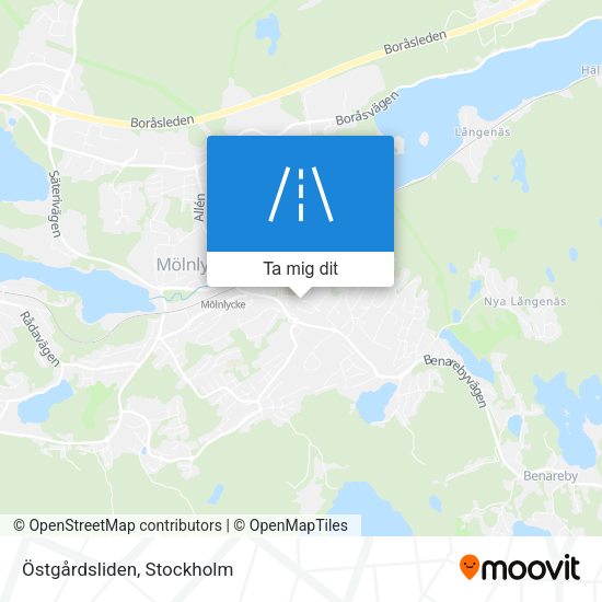 Östgårdsliden karta