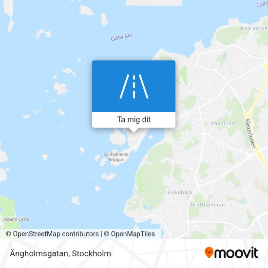 Ängholmsgatan karta