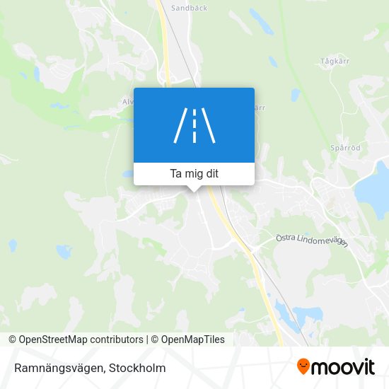 Ramnängsvägen karta