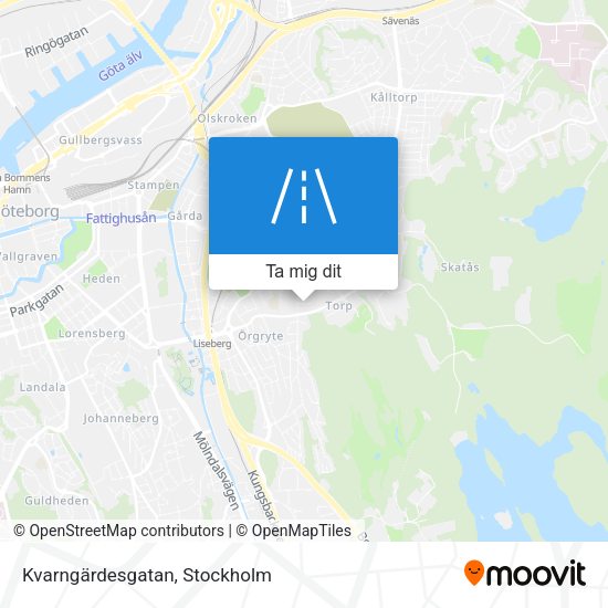 Kvarngärdesgatan karta