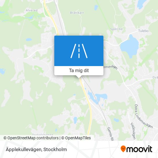 Äpplekullevägen karta