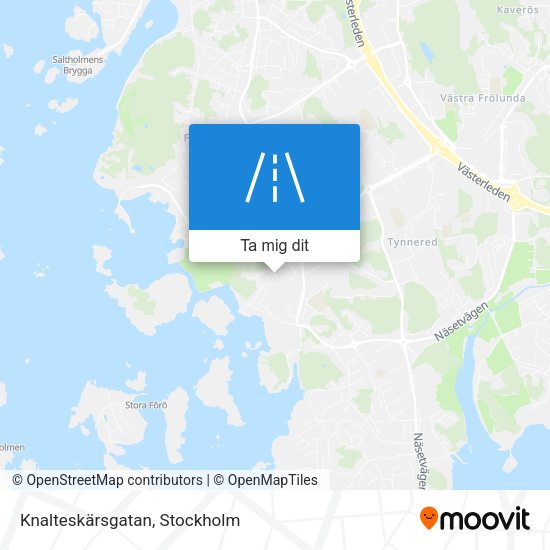 Knalteskärsgatan karta