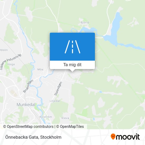 Önnebacka Gata karta