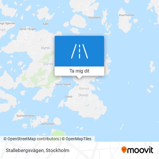 Stallebergsvägen karta