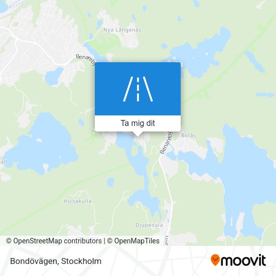 Bondövägen karta
