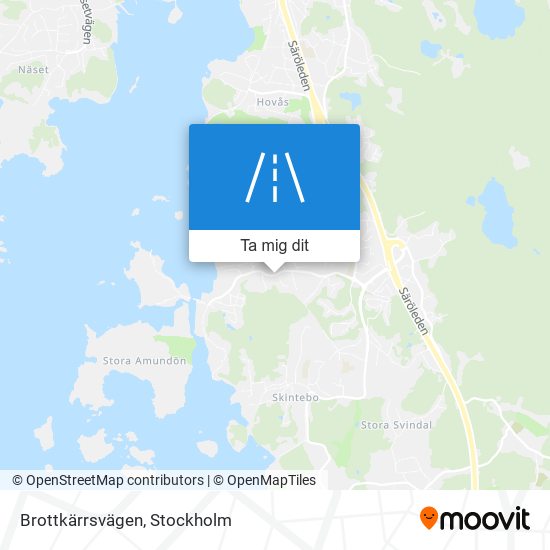 Brottkärrsvägen karta