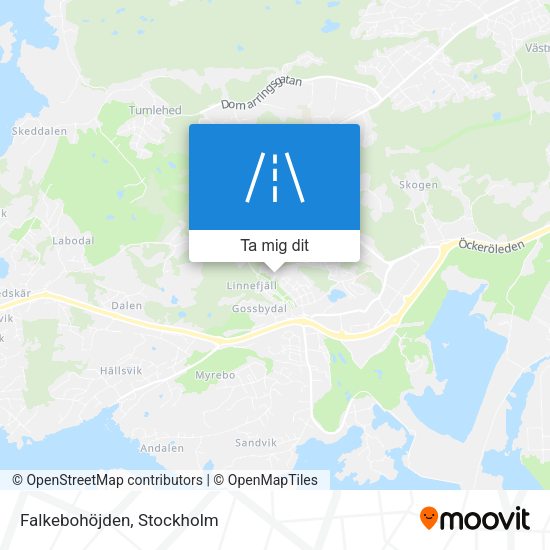 Falkebohöjden karta