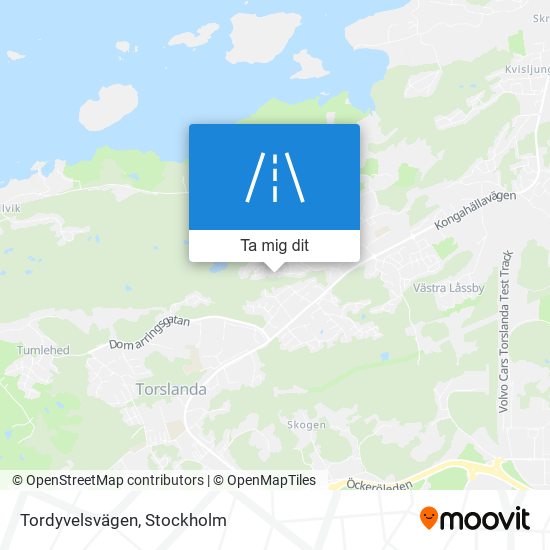 Tordyvelsvägen karta