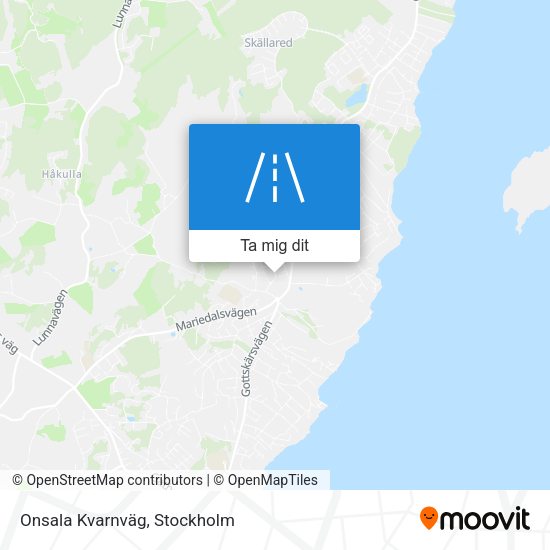 Onsala Kvarnväg karta