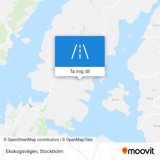 Ekskogsvägen karta