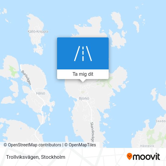 Trollviksvägen karta