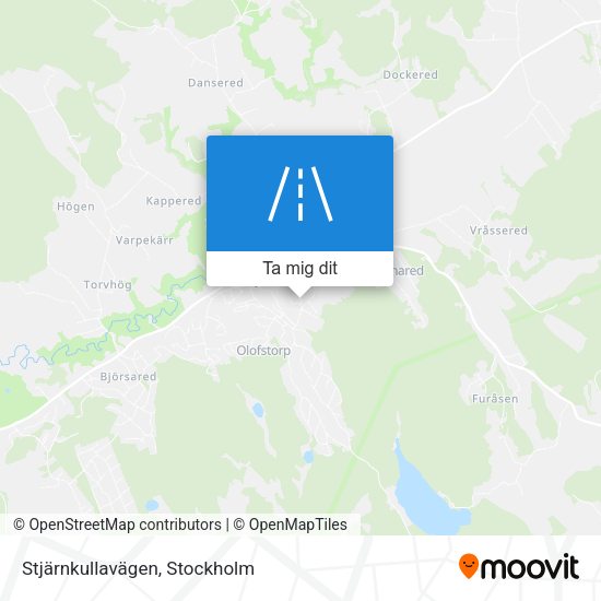 Stjärnkullavägen karta