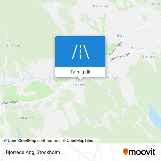 Björreds Äng karta