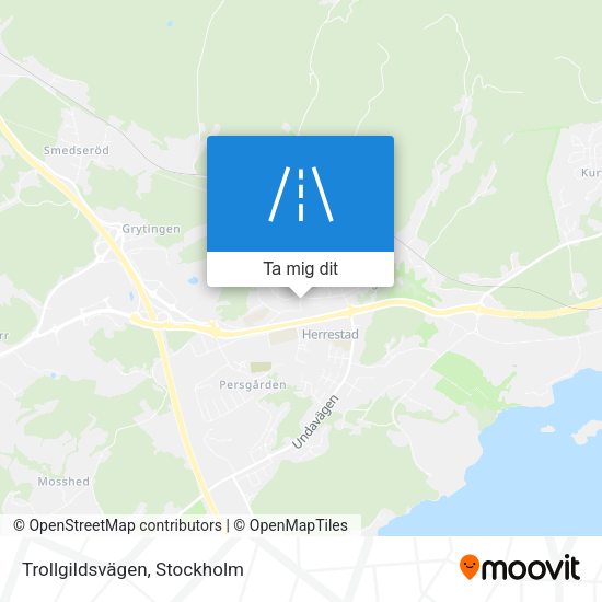 Trollgildsvägen karta