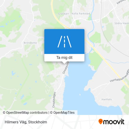 Hilmers Väg karta