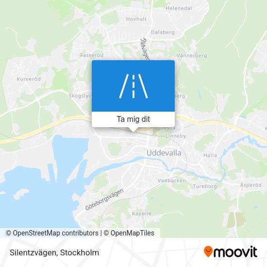 Silentzvägen karta
