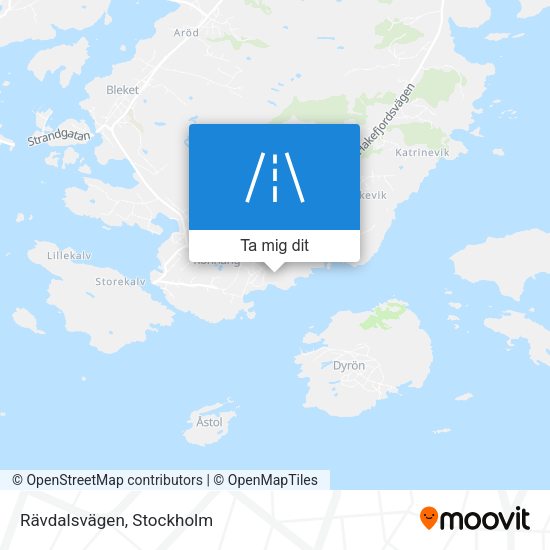 Rävdalsvägen karta