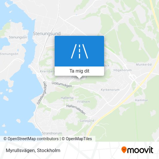 Myrullsvägen karta
