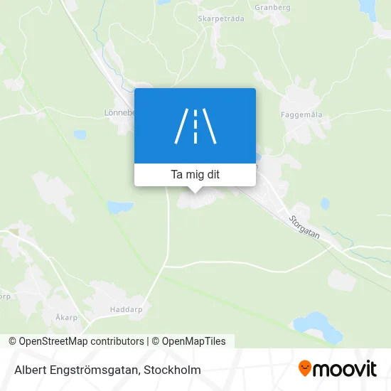Albert Engströmsgatan karta