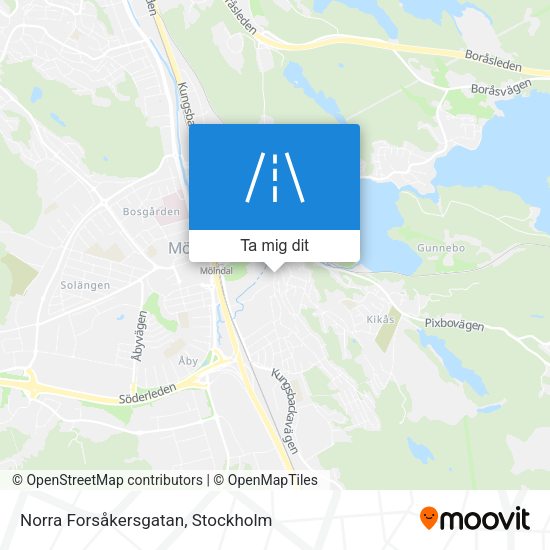 Norra Forsåkersgatan karta
