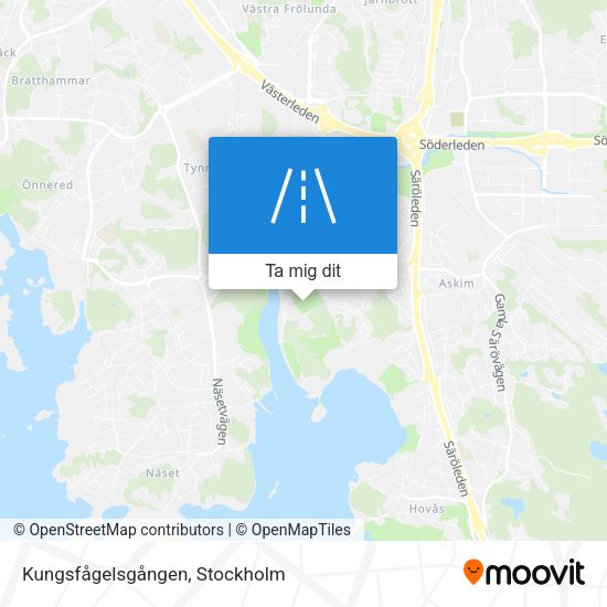 Kungsfågelsgången karta