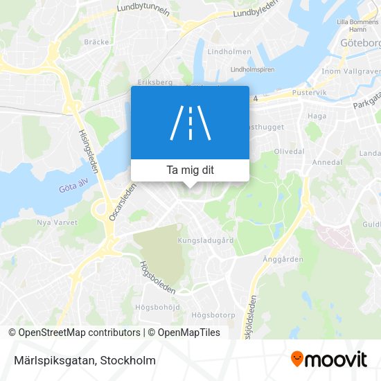 Märlspiksgatan karta