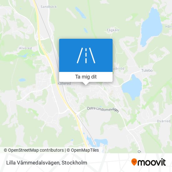 Lilla Våmmedalsvägen karta