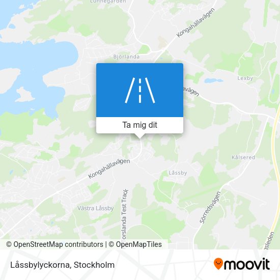 Låssbylyckorna karta