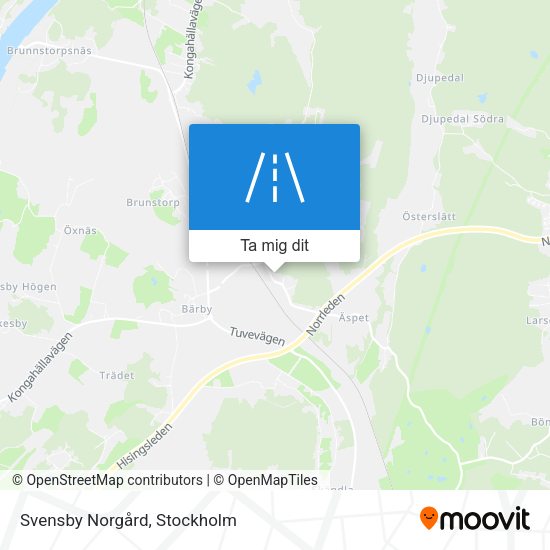Svensby Norgård karta