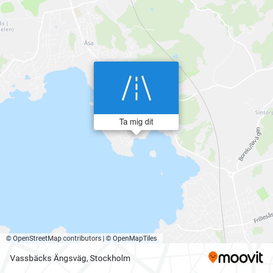 Vassbäcks Ängsväg karta