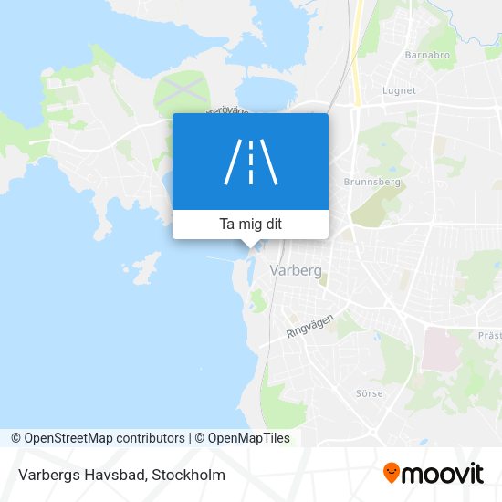 Varbergs Havsbad karta